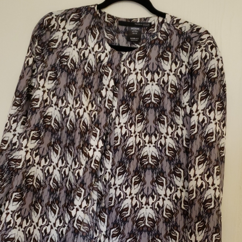 Thomas Wylde silk blouse top